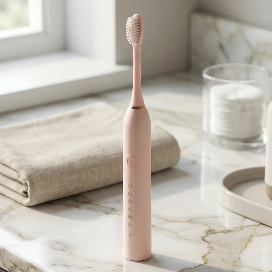 Szczoteczka soniczna do zębów X-3 – 5 trybów, ładowanie USB, 2 końcówki