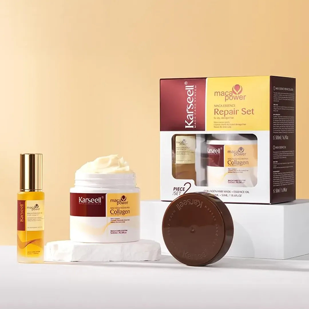 Zestaw do włosów Karseell – Maca + Olejek