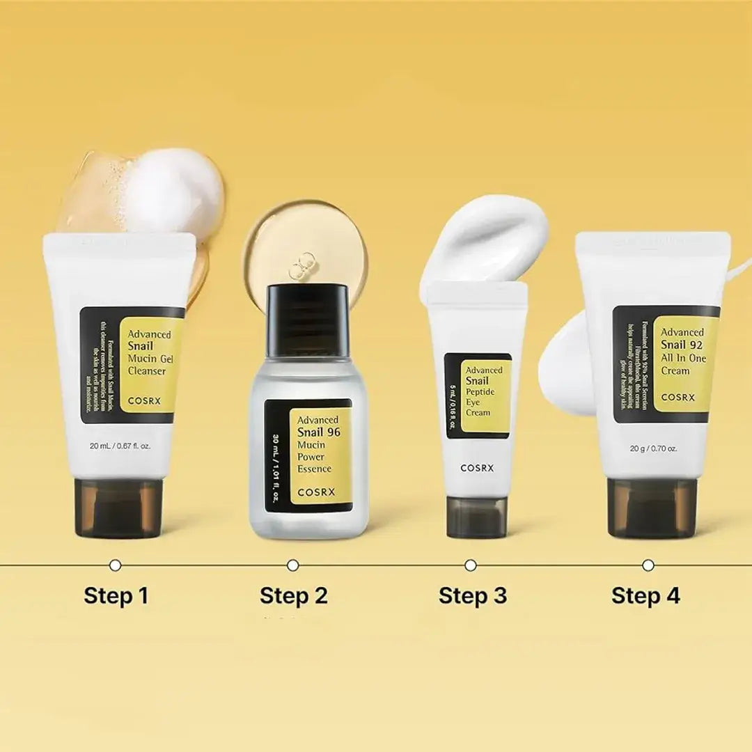 Sada pro hloubkovou regeneraci, hydrataci a zářivou pleť se šnečím slizem - COSRX