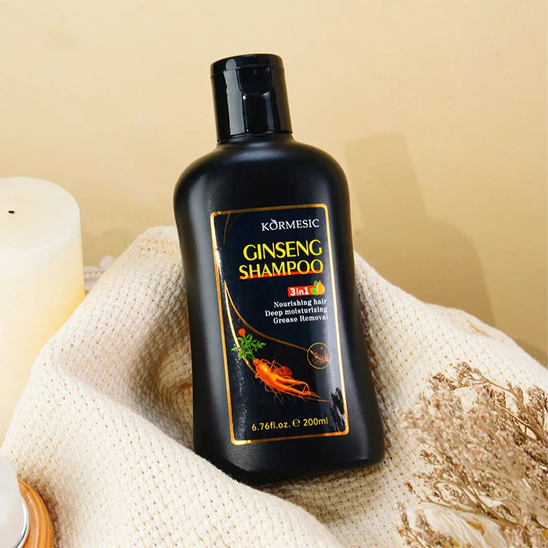 Szampon do włosów Ginseng 3w1 – przeciw wypadaniu i na siwe włosy