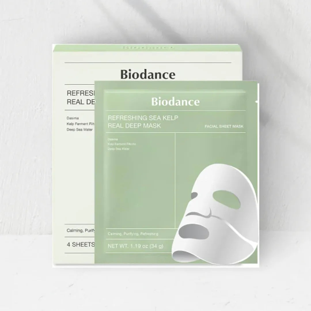 Sada Biodance 3 v 1 pro dokonalou pleť – náplasti (60 ks), maska (4 ks) a sérum 30 ml