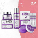 Набір для догляду за обличчям Botox Collagen 4в1 – патчі під очі, маска, есенція і крем