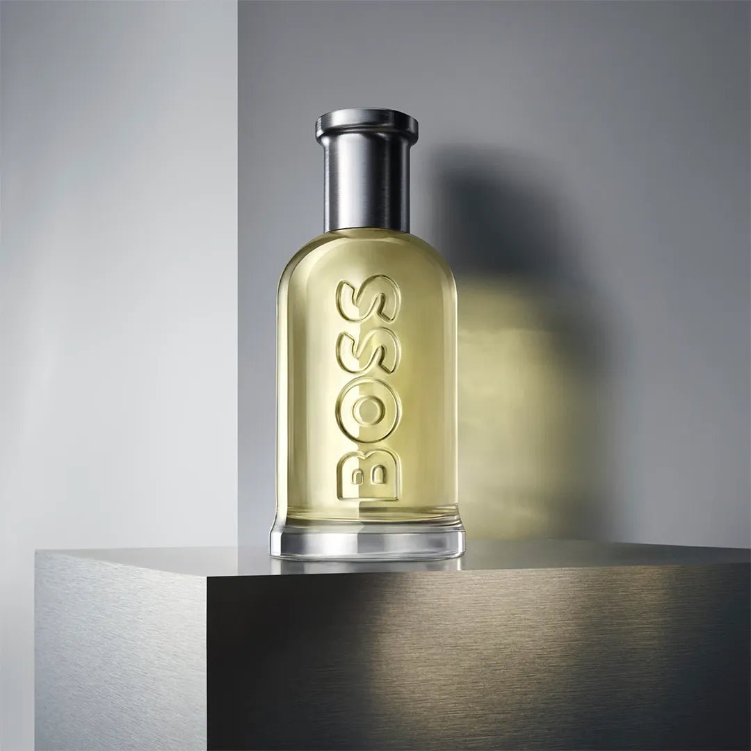Woda toaletowa męska Boss Bottled – świeżość jabłka, cynamon i drzewna elegancja