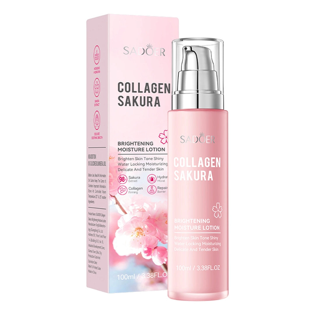 Zestaw 3w1 Collagen Sakura do Pielęgnacji Skóry SADOER