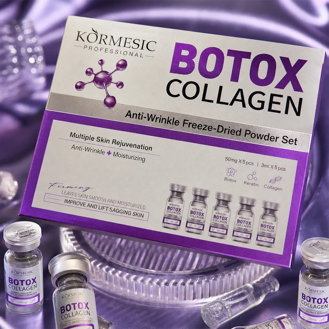 Zestaw przeciwzmarszczkowy do twarzy w ampułkach liofilizowanych – Botox Collagen 5 + 5 szt.