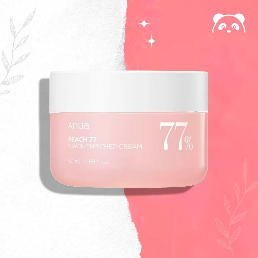 Krem do twarzy nawilżająco-rozświetlający Anua Peach 77% Niacin Enriched Cream 50 ml