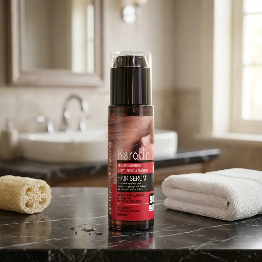 Zestaw do pielęgnacji włosów keratynowy – szampon, maska i serum