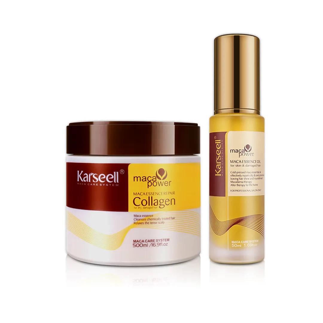Zestaw do włosów Karseell – Maca + Olejek