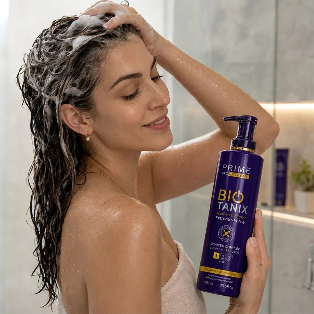Prime Bio Tanix hair shampoo – deep cleansing, smoothing, and shine, 1000 ml