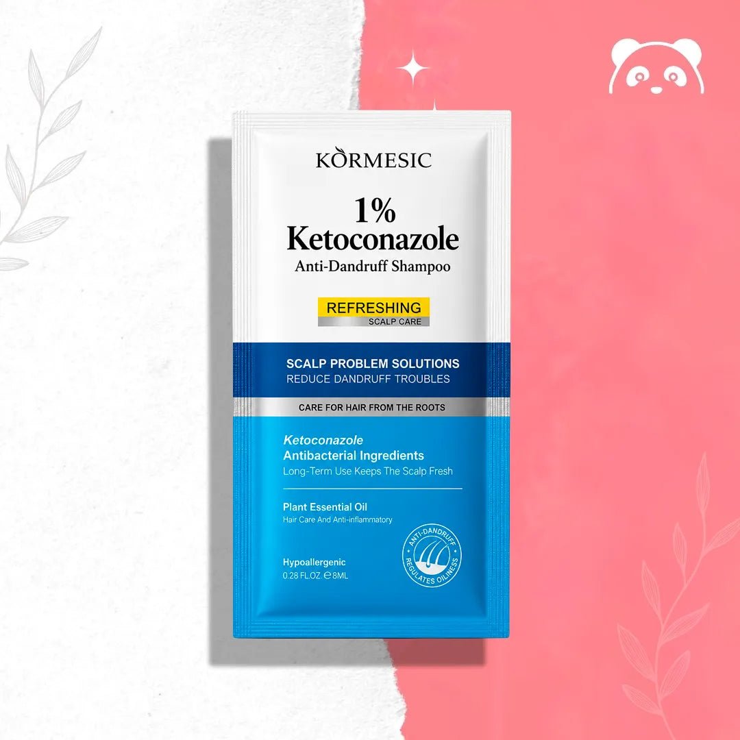 Szampon przeciwłupieżowy z 1% ketokonazolu Kormesic – 8 ml