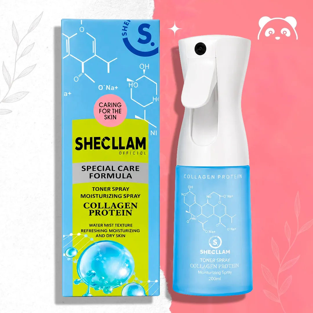 Mgiełka-tonik do twarzy z kolagenem Shecllam Collagen Protein, 200 ml