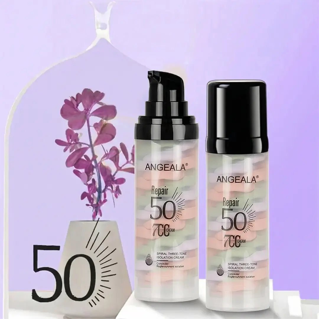 Podkład Do Twarzy Kolagen + Baza pod makijaż Angela (spf 50)