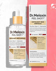 Dr.Melaxin - Peel Shot Exfoliating White Rice Ampoule - Delikatnie Złuszczająca Ampułka z Ekstraktem z Ryżu - 80ml