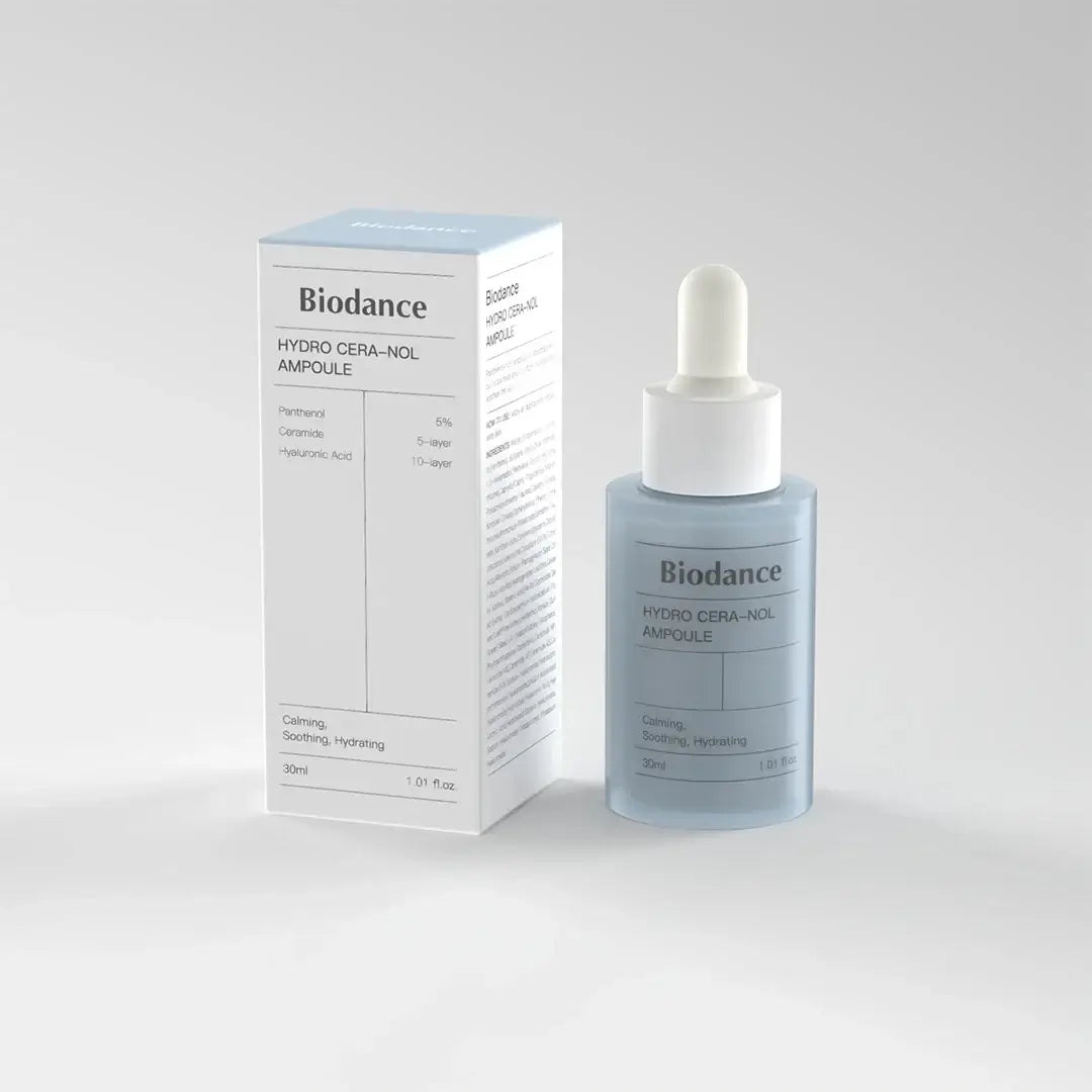 Hydratační pleťová ampule s ceramidy a panthenolem – zklidňující, regenerující, regenerující