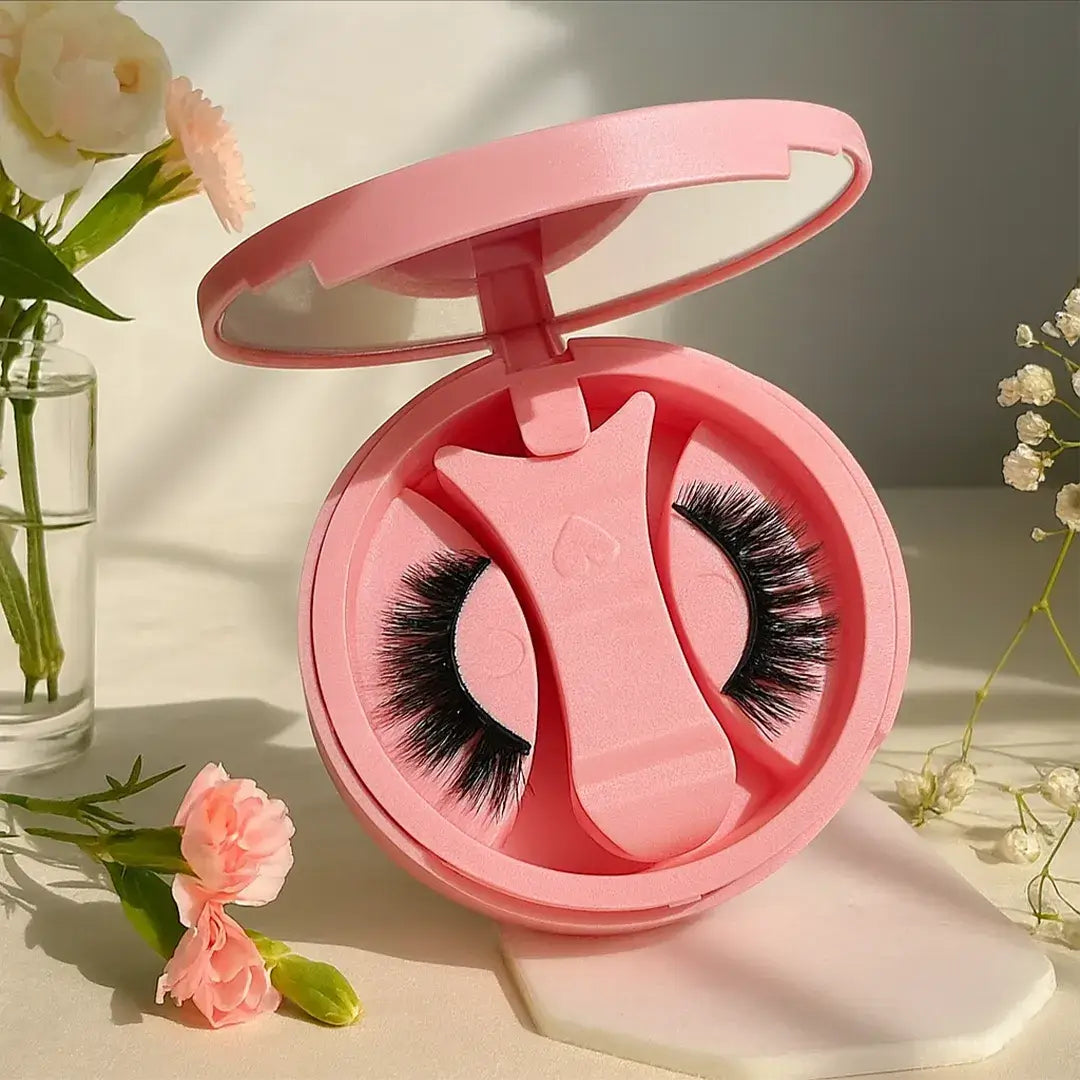 Magnetyczne rzęsy z aplikatorem i lusterkiem – szybki efekt WOW bez kleju