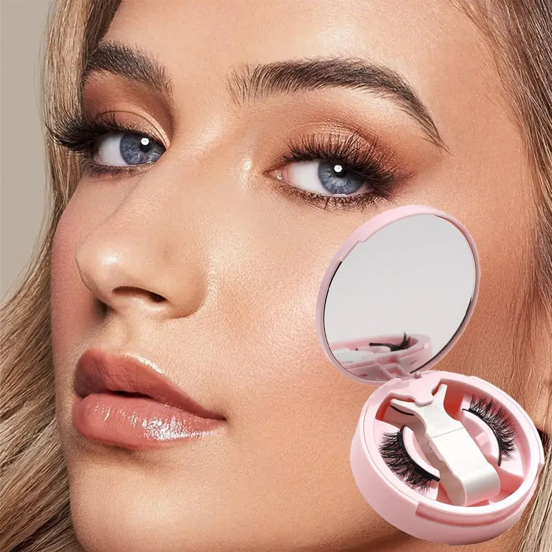 Magnetyczne rzęsy z aplikatorem i lusterkiem – szybki efekt WOW bez kleju