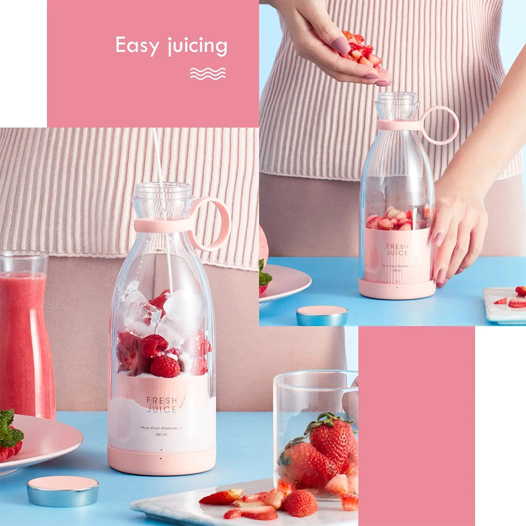 Blender przenośny do smoothie 380 ml – ładowanie bezprzewodowe