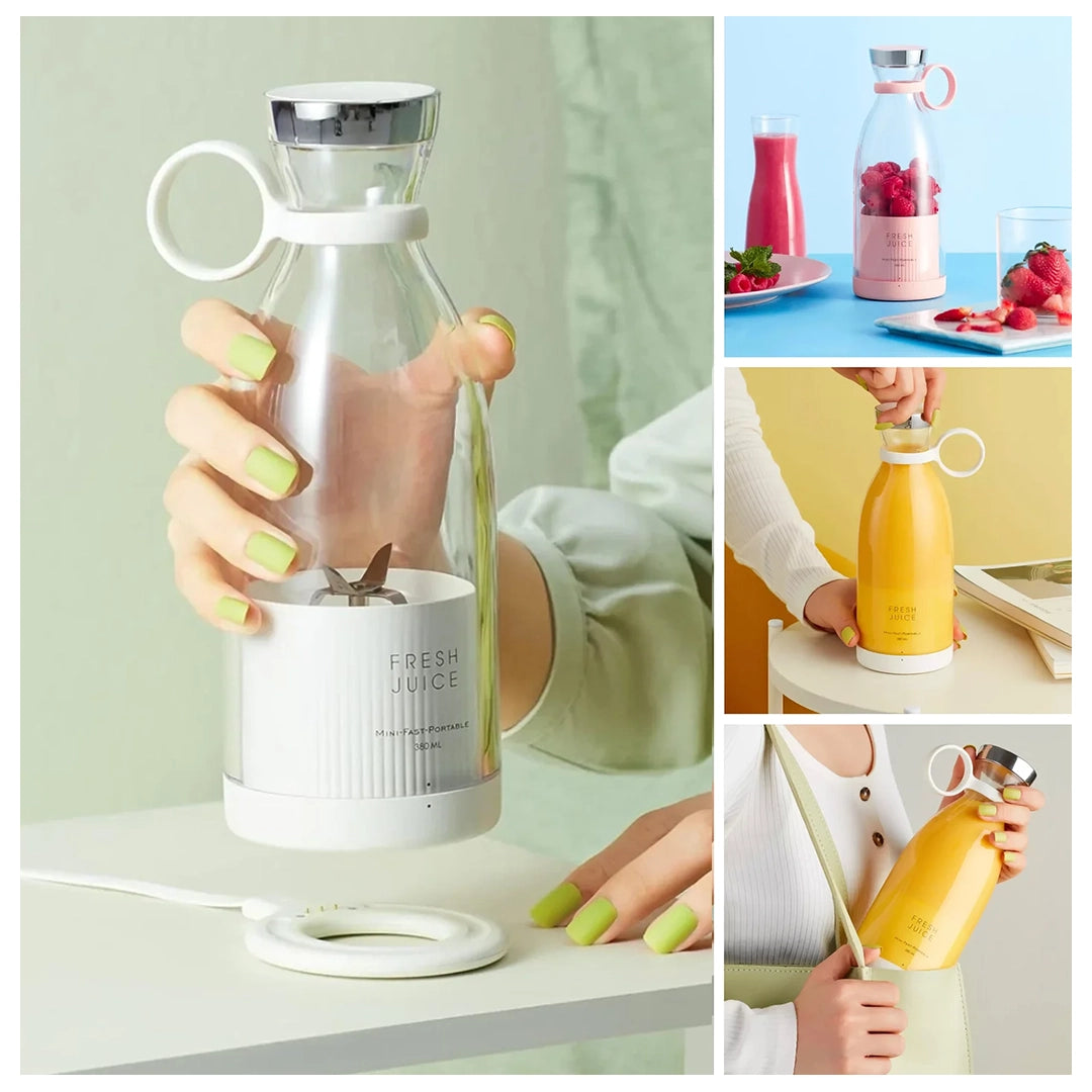 Blender przenośny do smoothie 380 ml – ładowanie bezprzewodowe