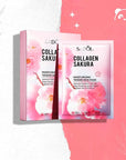 Maska w płachcie SADOER Collagen Sakura – 25 g