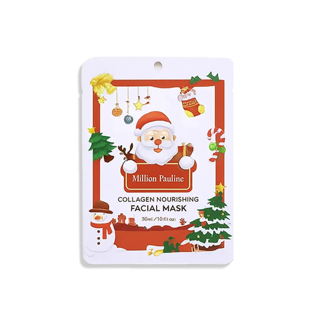 Pleťová maska ​​Million Pauline Collagen – vánoční edice (4 varianty, 25 ml)