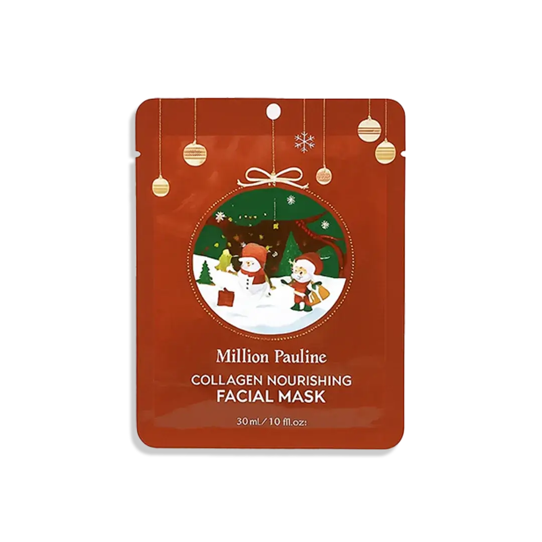 Pleťová maska ​​Million Pauline Collagen – vánoční edice (4 varianty, 25 ml)