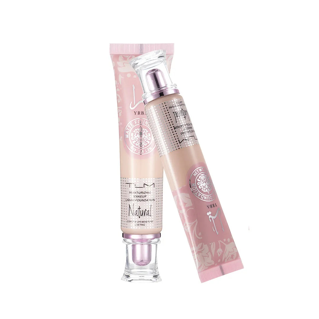 Zestaw do makijażu twarzy 4w1 – podkłady i puder wygładzający cerę