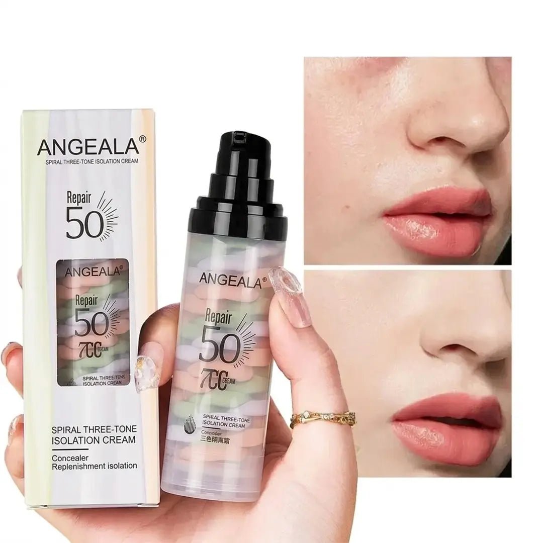 Podkład Do Twarzy Kolagen + Baza pod makijaż Angela (spf 50)