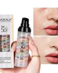 Podkład Do Twarzy Kolagen + Baza pod makijaż Angela (spf 50)