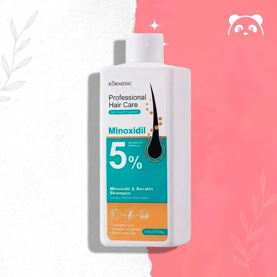 Szampon przeciw wypadaniu włosów Kormesic z minoksydylem 5% i keratyną – 285 g