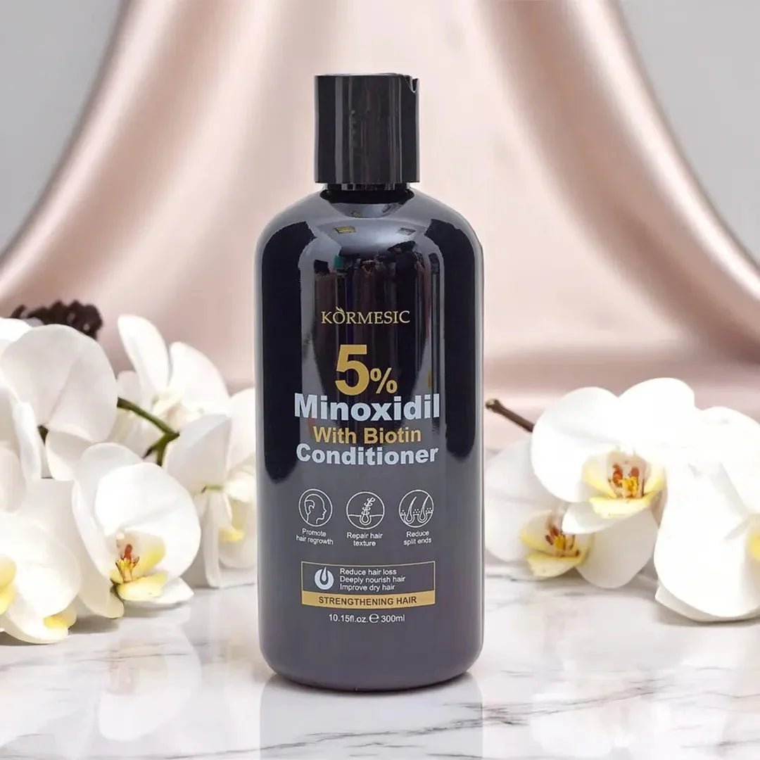 Sada proti vypadávání vlasů s 5% minoxidilem Kormesic (šampon + maska + sérum)