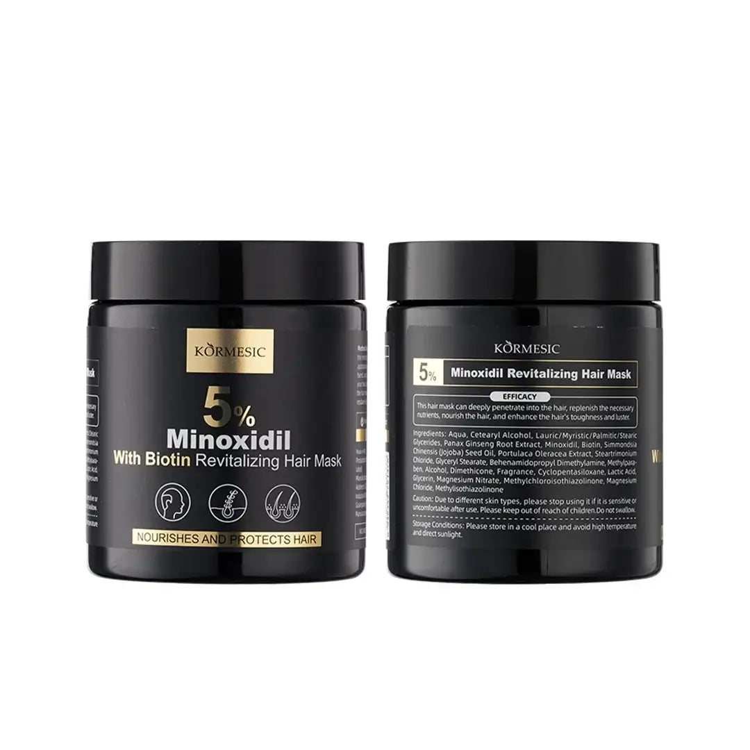 Zestaw przeciw wypadaniu włosów z minoksydylem 5% Kormesic (szampon + maska + serum)