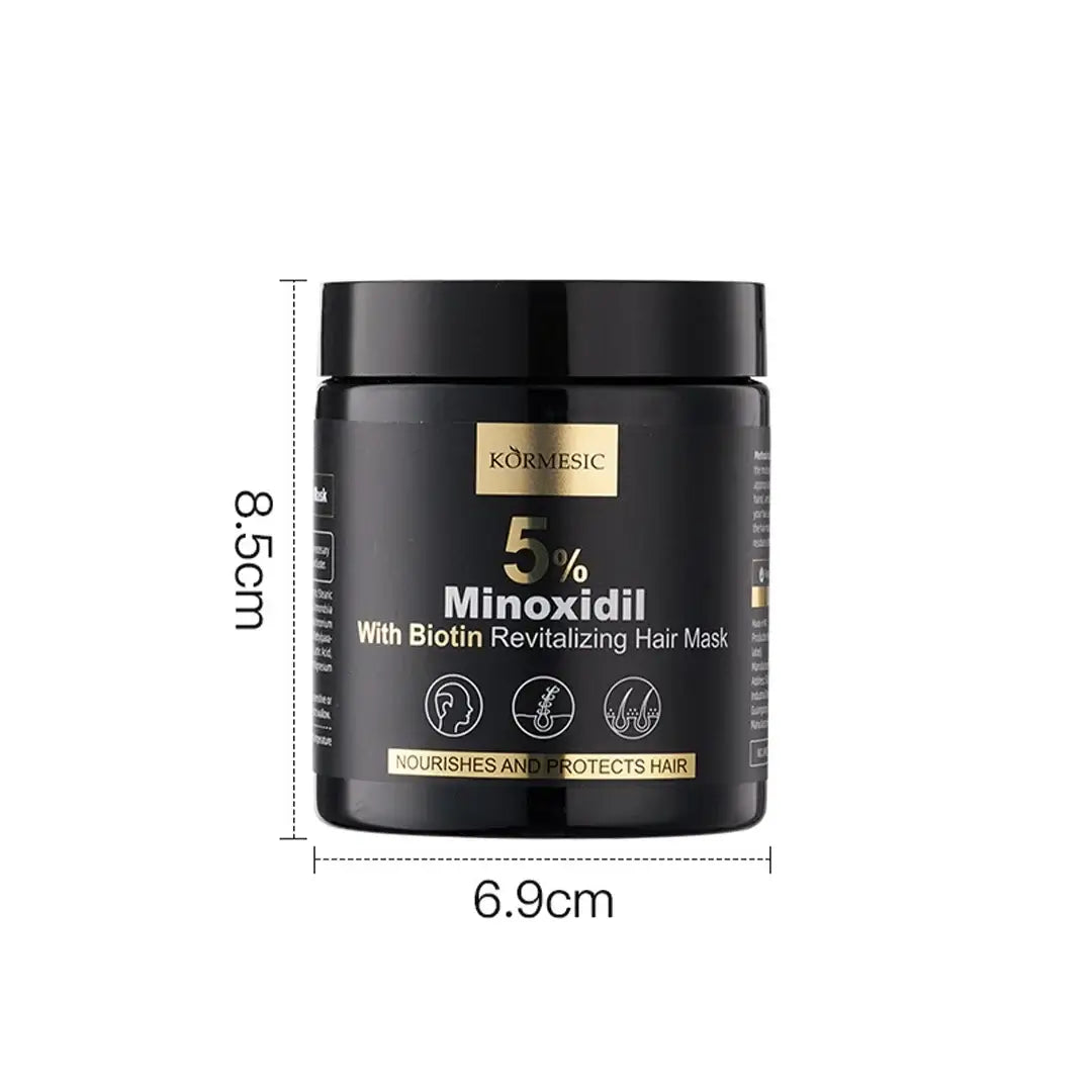 Zestaw przeciw wypadaniu włosów z minoksydylem 5% Kormesic (szampon + maska + serum)