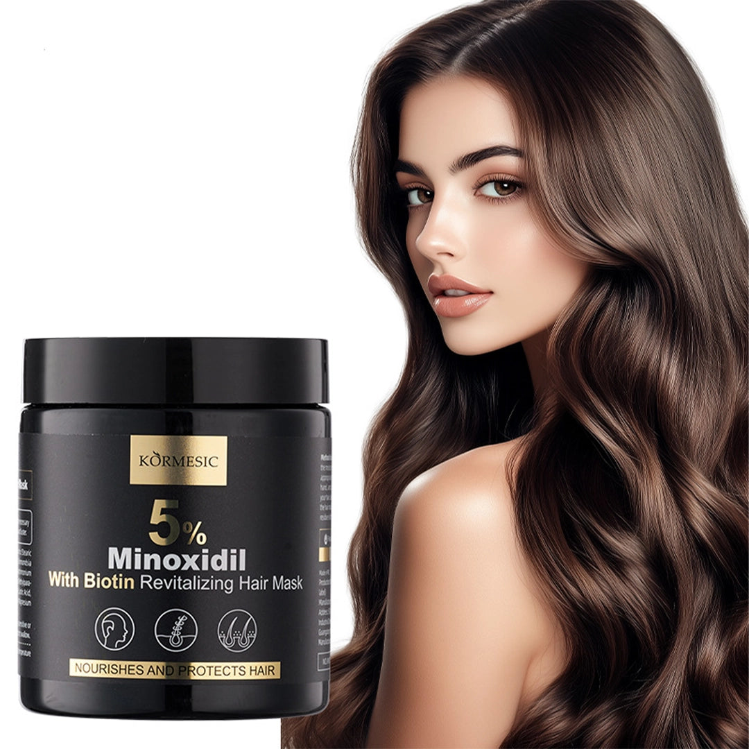 Zestaw przeciw wypadaniu włosów z minoksydylem 5% Kormesic (szampon + maska + serum)