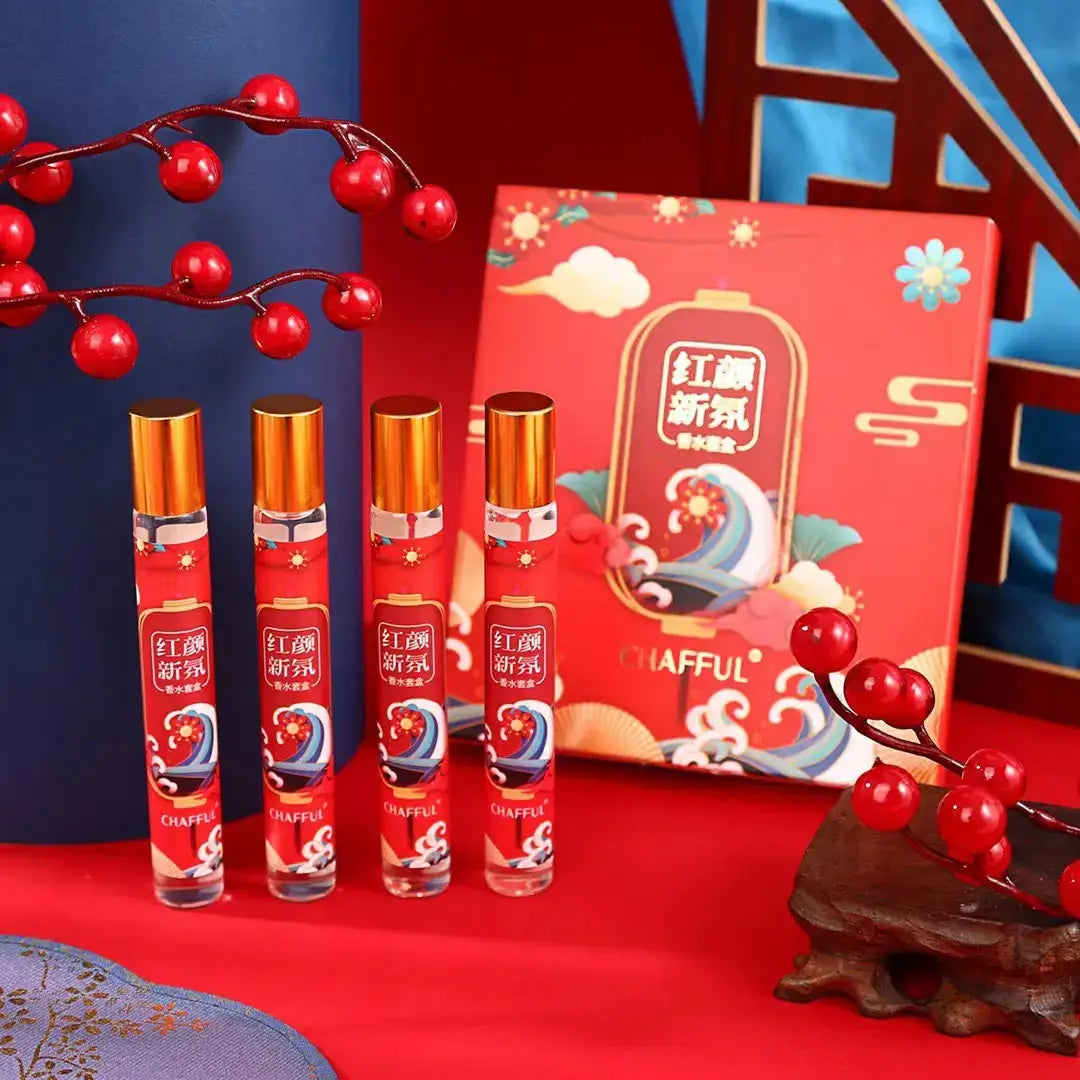 Zestaw perfum CHAFFUL – luksusowa edycja orientalna 4 × 15 ml