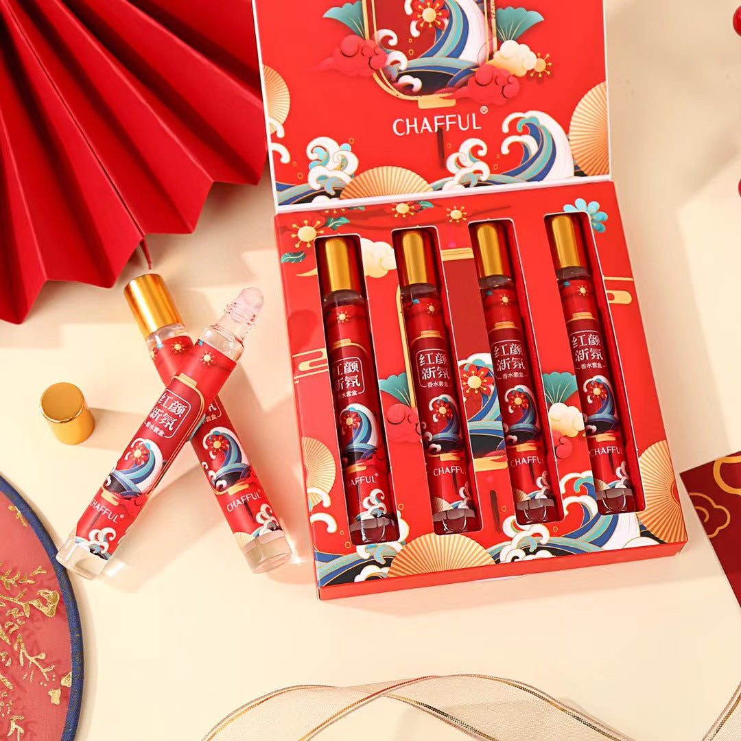 Zestaw perfum CHAFFUL – luksusowa edycja orientalna 4 × 15 ml
