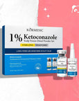 Zestaw do pielęgnacji skóry głowy z 1% ketokonazolem Kormesic – 5 × 50 mg + 5 × 3 ml