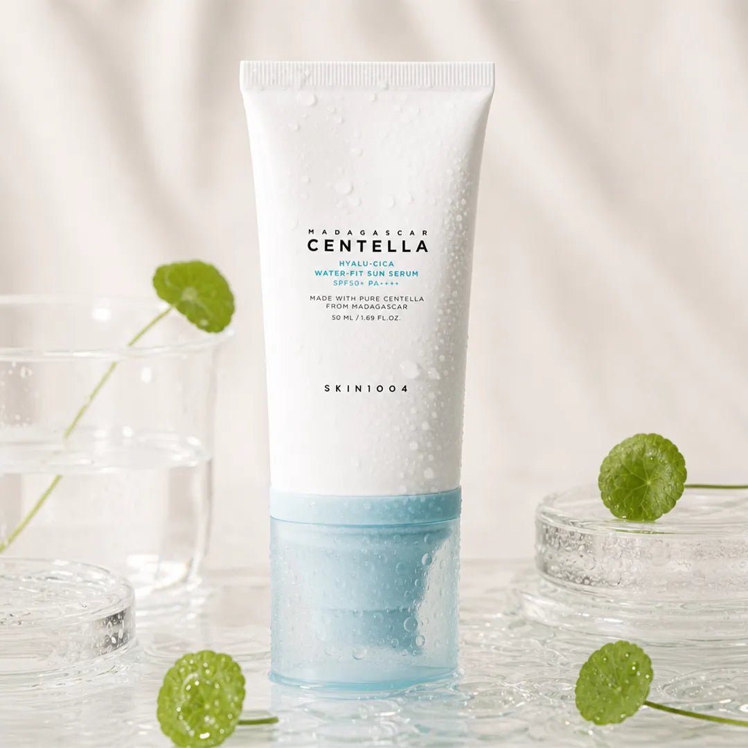 Zestaw do twarzy Skin1004 Madagascar Centella — serum, krem wzmacniający, krem rozjaśniający i serum SPF50+