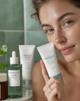 Zestaw do twarzy Skin1004 Madagascar Centella — serum, krem wzmacniający, krem rozjaśniający i serum SPF50+
