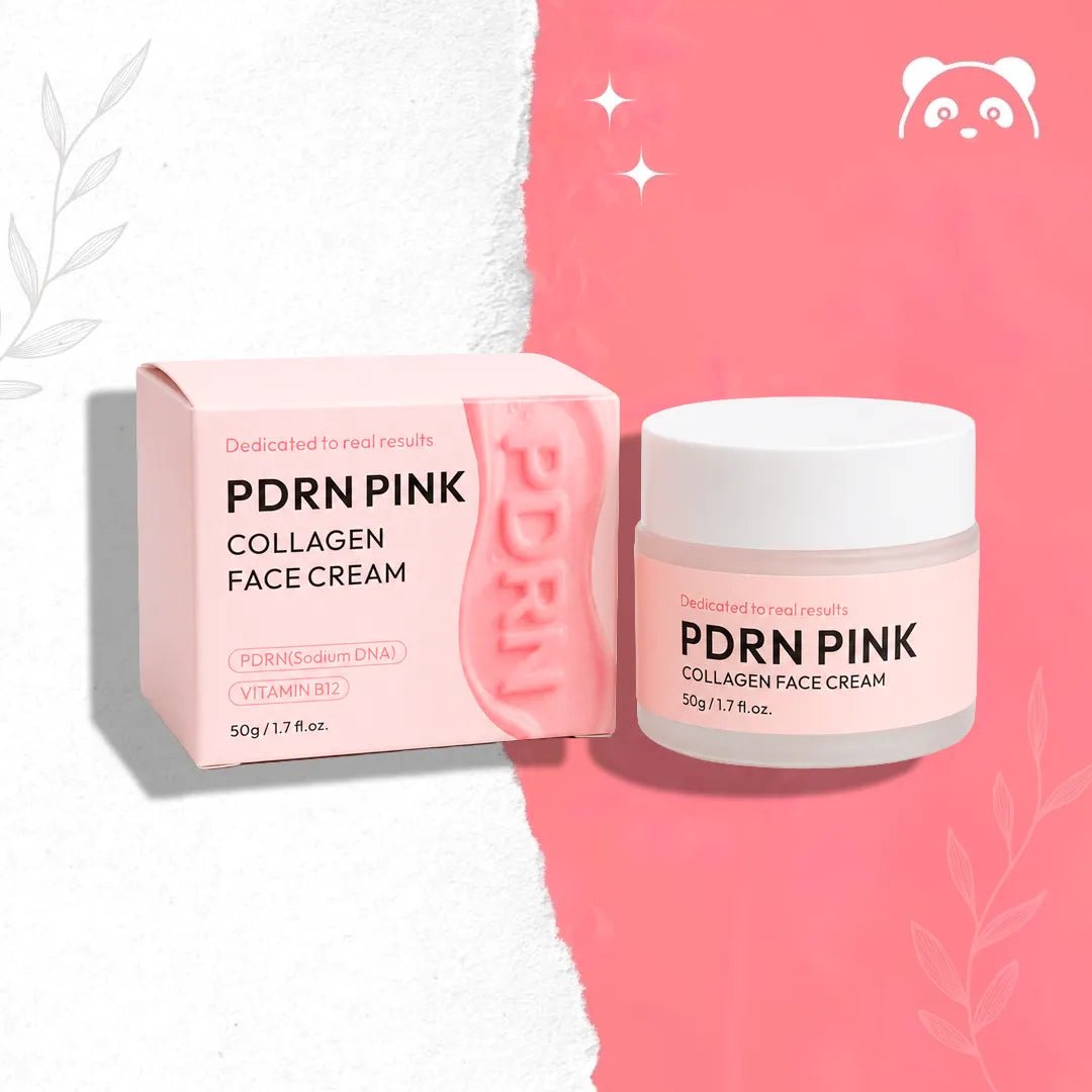 PDRN Pink Face Cream with Collagen and Vitamin B12 – Intense Hydration and Smoothing, 50 g