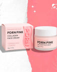 PDRN Pink Face Cream with Collagen and Vitamin B12 – Intense Hydration and Smoothing, 50 g