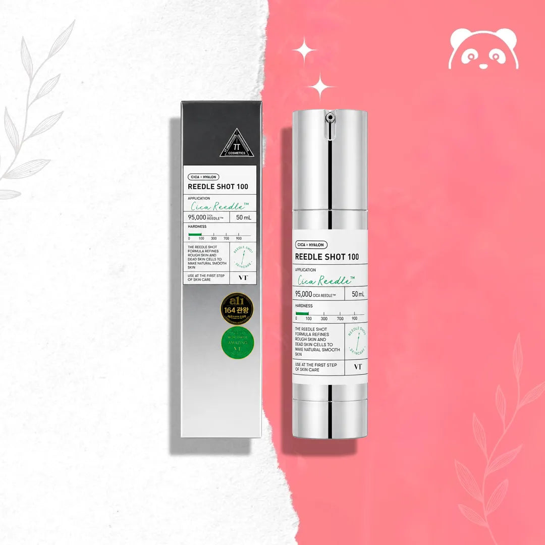 VT Cosmetics – Reedle Shot 100 – mikroigłowy booster do twarzy poprawiający strukturę pleti – 50 ml