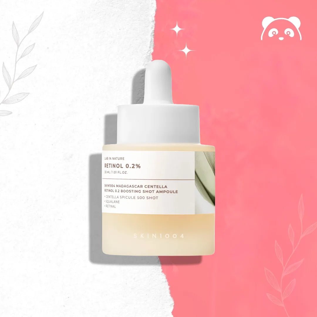 Przeciwzmarszczkowa ampułka do twarzy z retinolem i retinalem SKIN1004 Lab in Nature, 30 ml