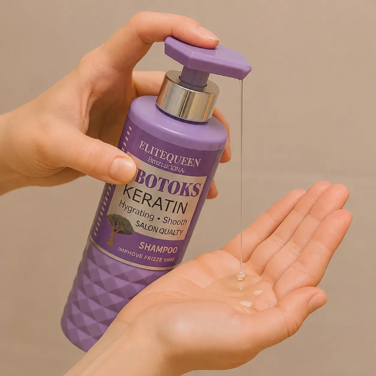 Szampon do włosów Botoks Keratin – nawilżenie, wygładzenie, objętość i blask