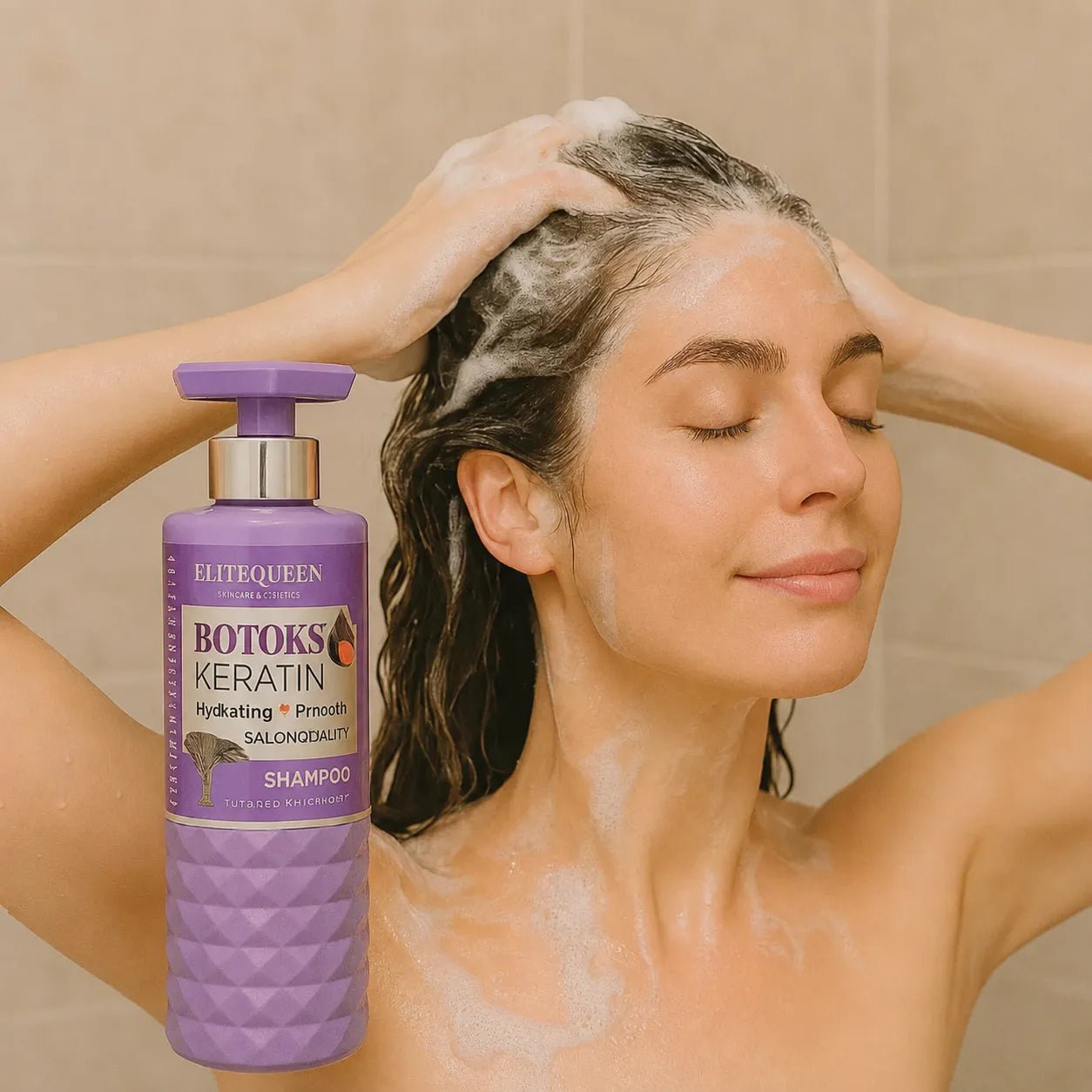 Szampon do włosów Botoks Keratin – nawilżenie, wygładzenie, objętość i blask