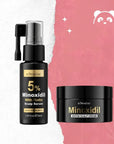 Zestaw na porost i wzmocnienie włosów – krem i serum z Minoxidilem