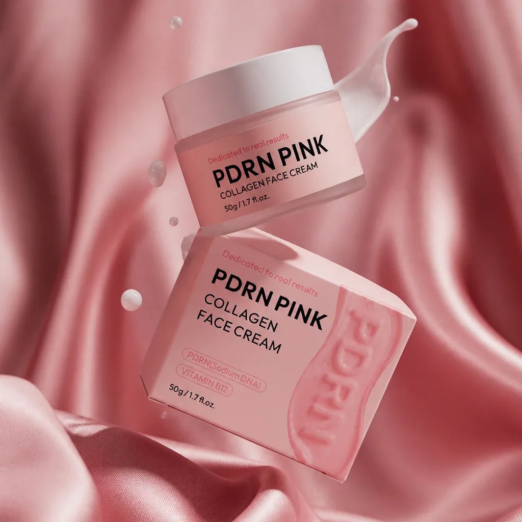Zestaw do pielęgnacji twarzy PDRN Pink 4w1 – PDRN, kolagen, peptydy i witamina B12