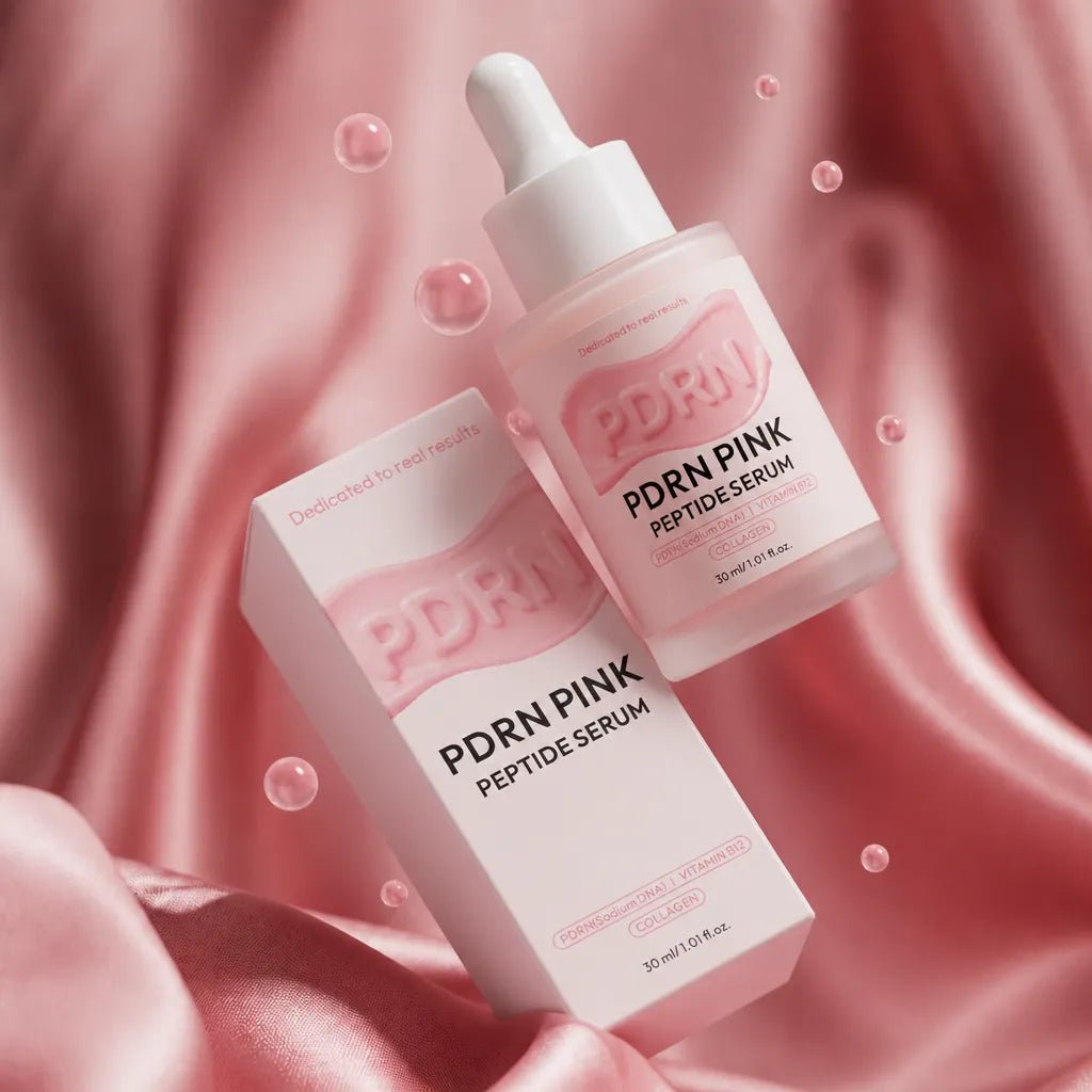 Zestaw do pielęgnacji twarzy PDRN Pink 4w1 – PDRN, kolagen, peptydy i witamina B12