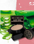 BB Cream Aloe Vera 30 г — тональний засіб зі спонжем у наборі