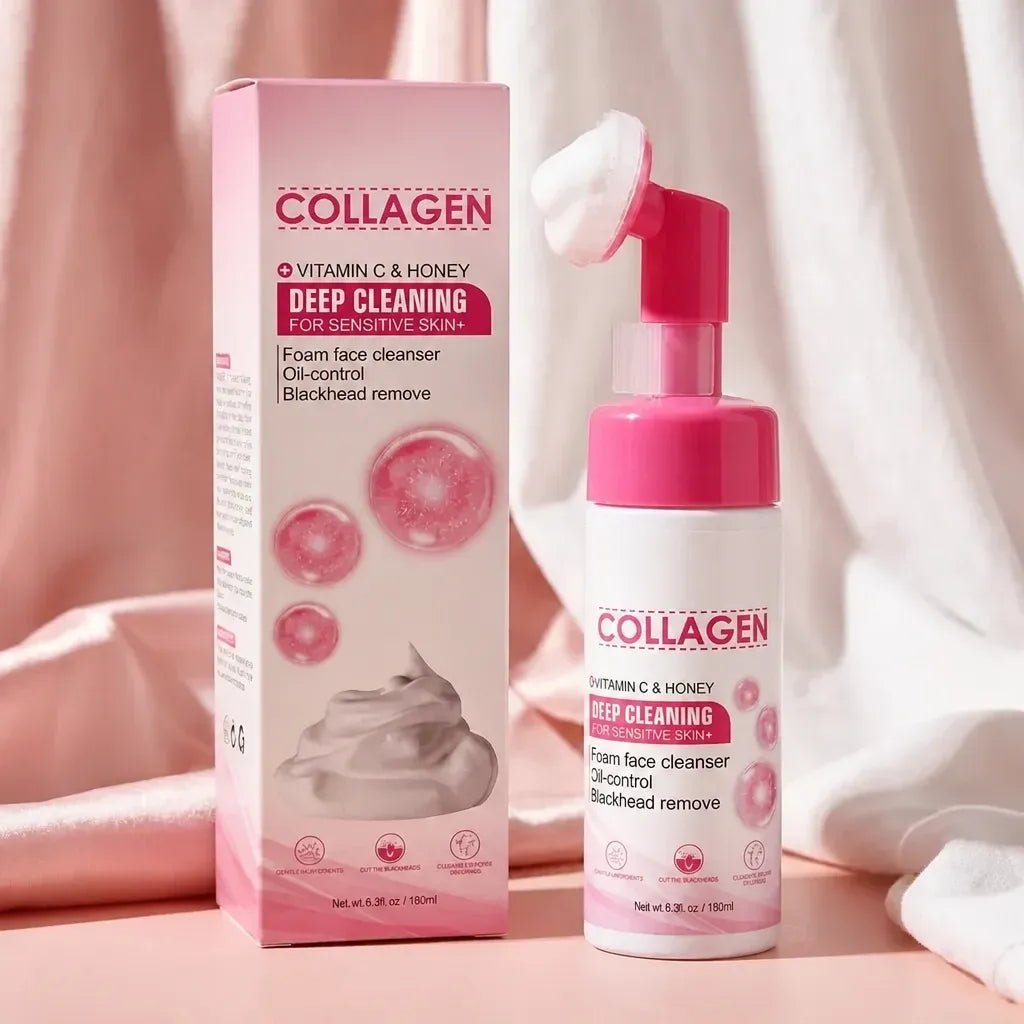 Пінка для очищення та демакіяжу Collagen