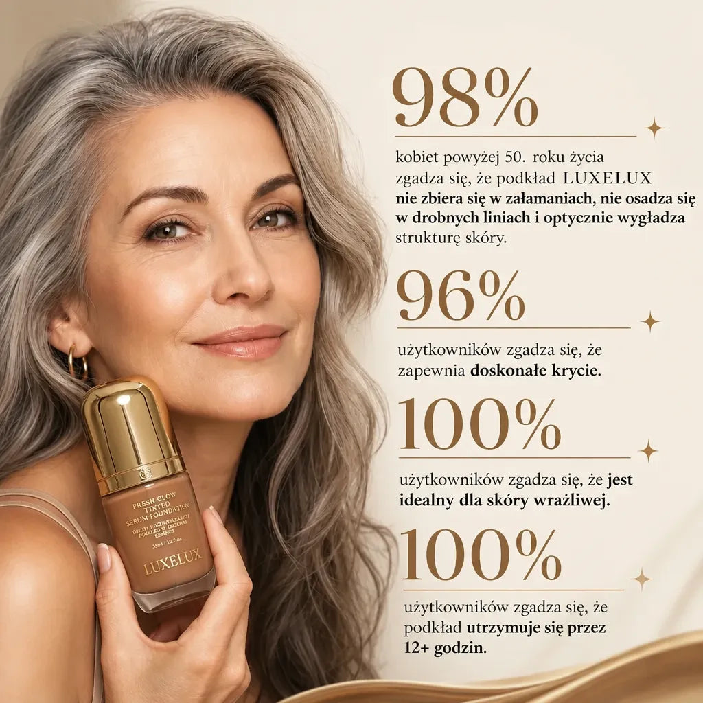 Tónovací make-up sérum na obličej Luxelux Fresh Glow Tinted Serum Foundation – 35 ml